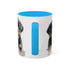 Rottweiler Pupies - Color Accent Mugs, 11oz
